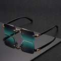 Rahmenlose Vintage Sonnenbrille