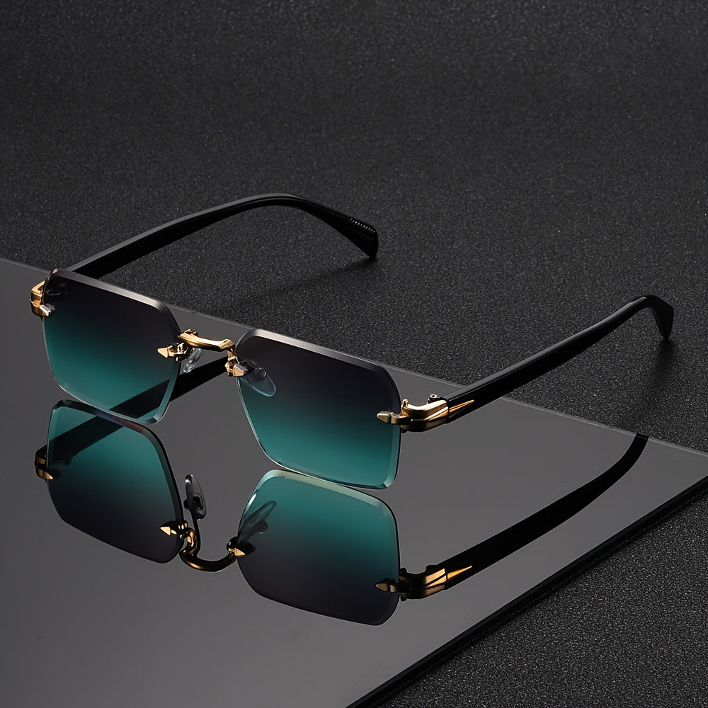 Rahmenlose Vintage Sonnenbrille