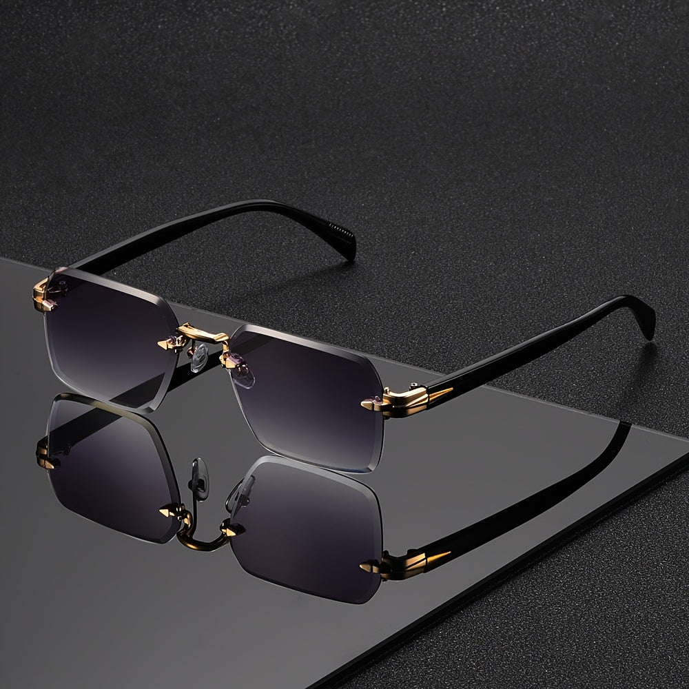 Rahmenlose Vintage Sonnenbrille
