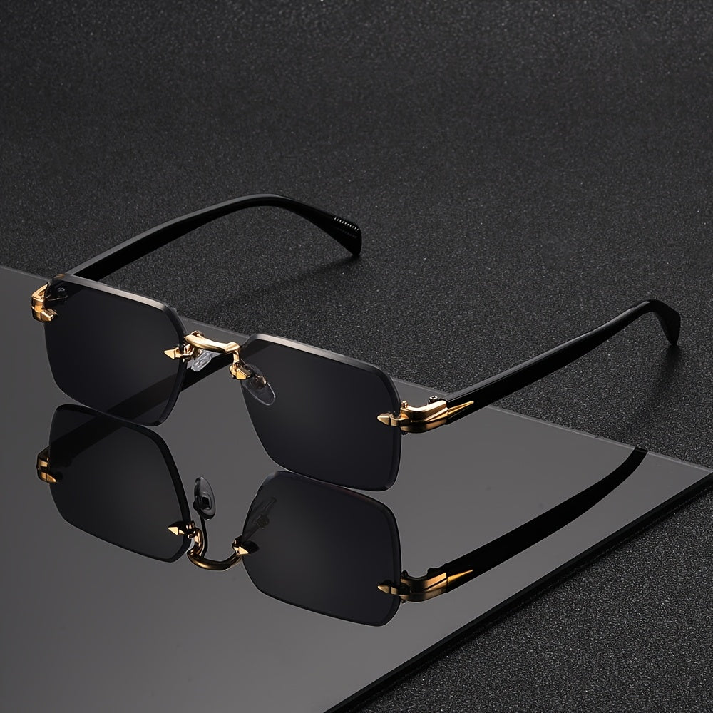 Rahmenlose Vintage Sonnenbrille